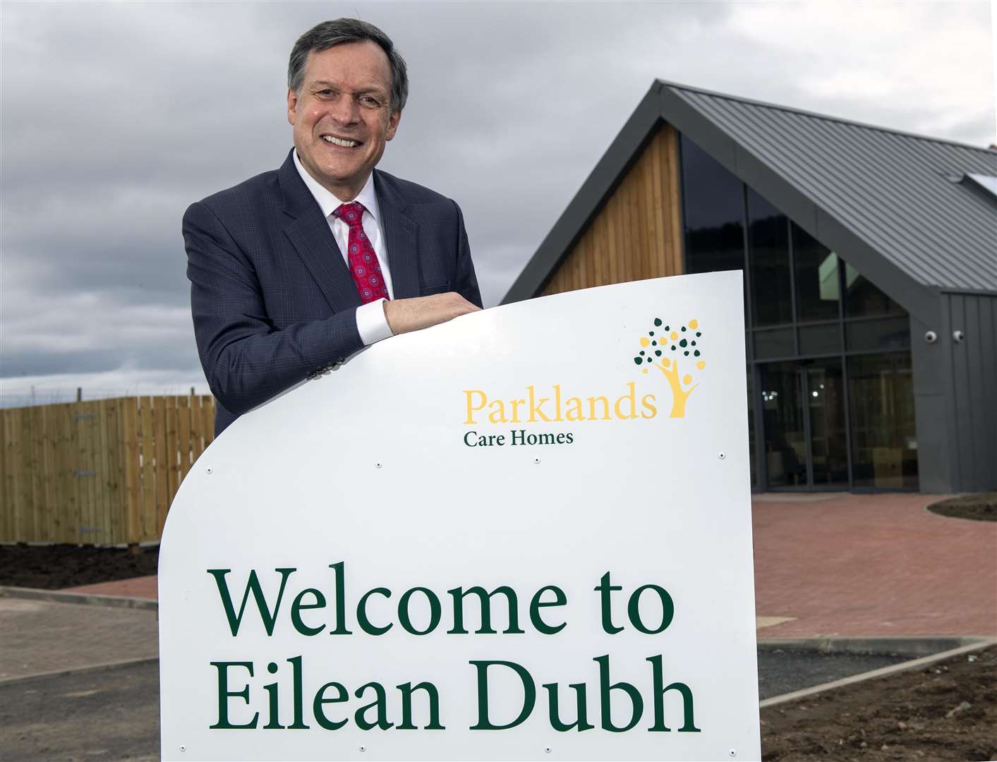 Parklands' managing director Ron Taylor at the company's Eilean Dubh care home at Fortrose.