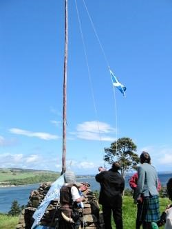 A Black Isle gathering re-enacts a famous moment from Scottish history