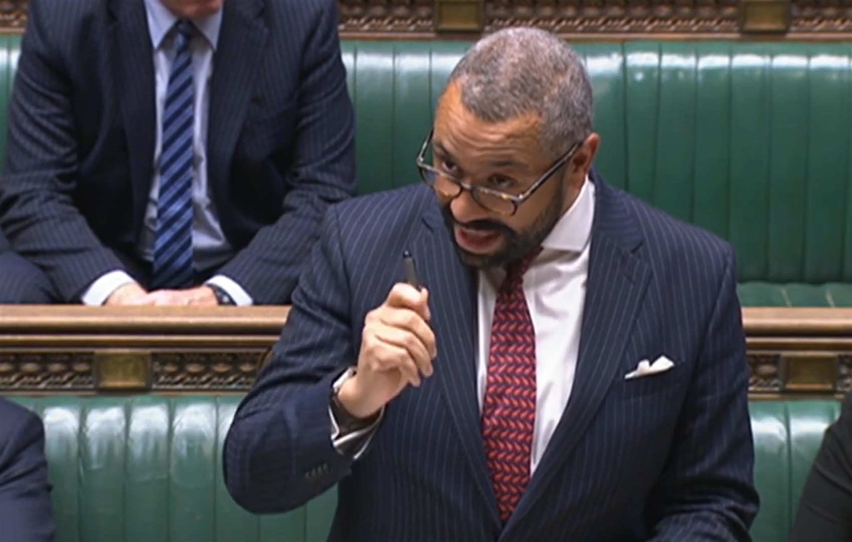 James Cleverly said the judgment was not contingent on the European Convention on Human Rights (House of Commons/PA)
