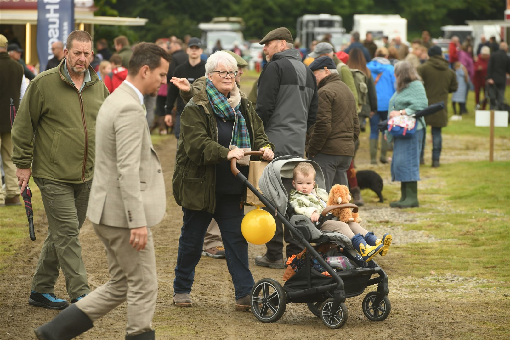 Some of the early birds at Moy Country fair. Picture: James Mackenzie.