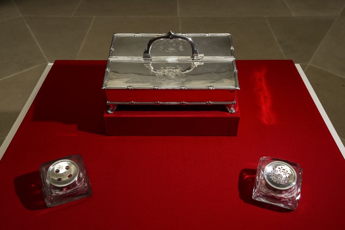 The inkstand and inkwells were acquired for display at Mount Stewart, which was the home of Viscount Castlereagh (Liam McBurney/PA)