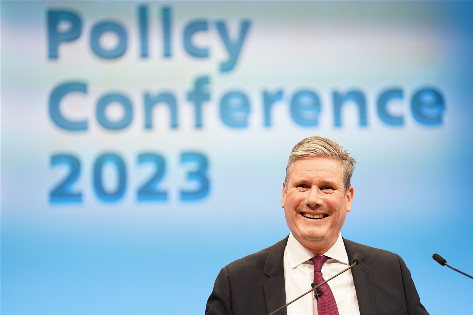 Labour leader Sir Keir Starmer addressed the Unite union’s policy conference in Brighton (Stefan Rousseau/PA)