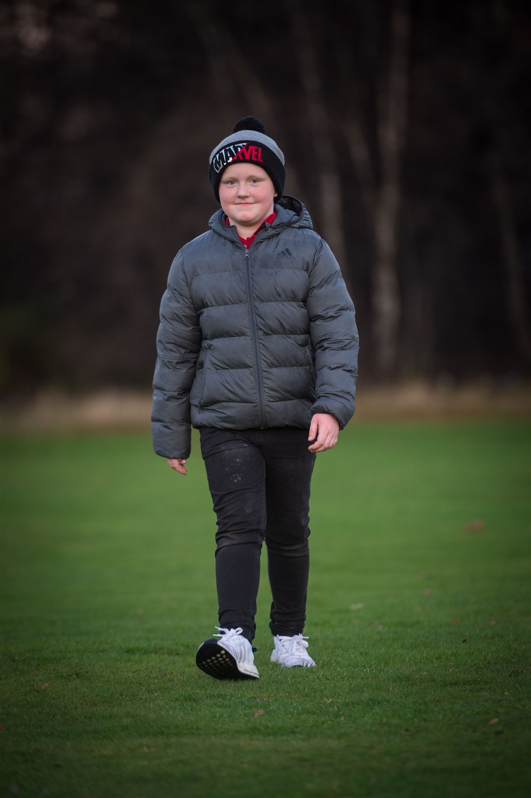 Riley Leat was inspired to do 5km sponsored walks every day for 30 days for the MFR Cash for Kids fundraiser. Picture: Callum Mackay