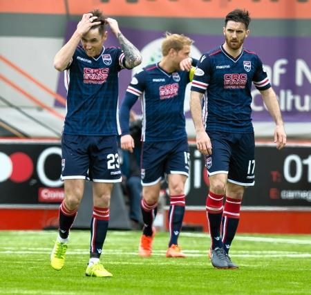 The disappointment was rife among Ross County's players.