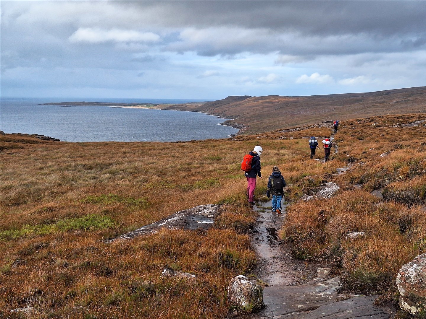 The walk in to Craig bothy on the west coast.