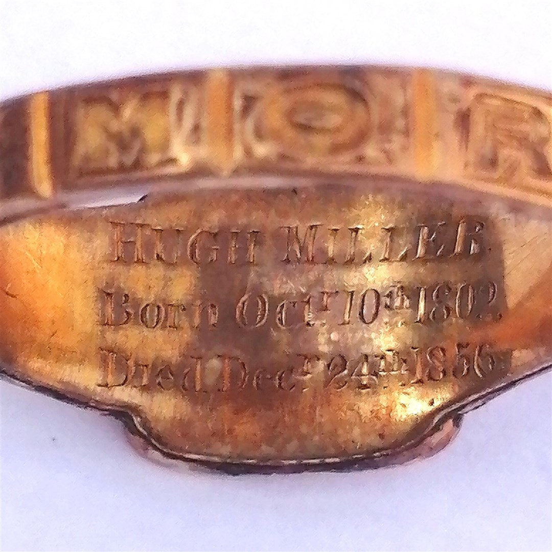 The mourning ring. Picture: Cornell Swart