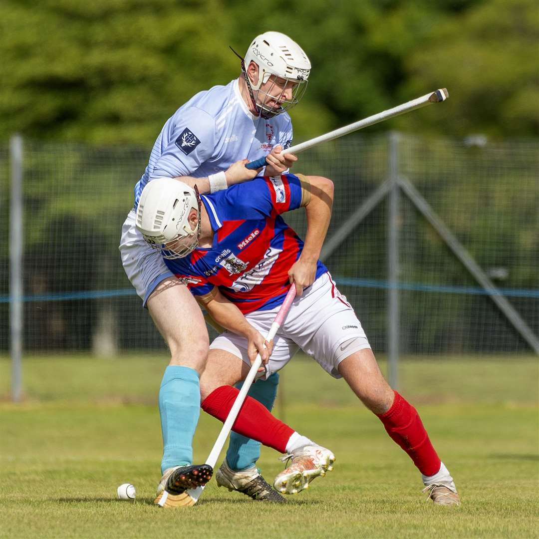 Caberfeidh and Kingussie will do battle for the third week in-a-row – this time in the Macaulay Cup quarter final. Picture: Neil Paterson