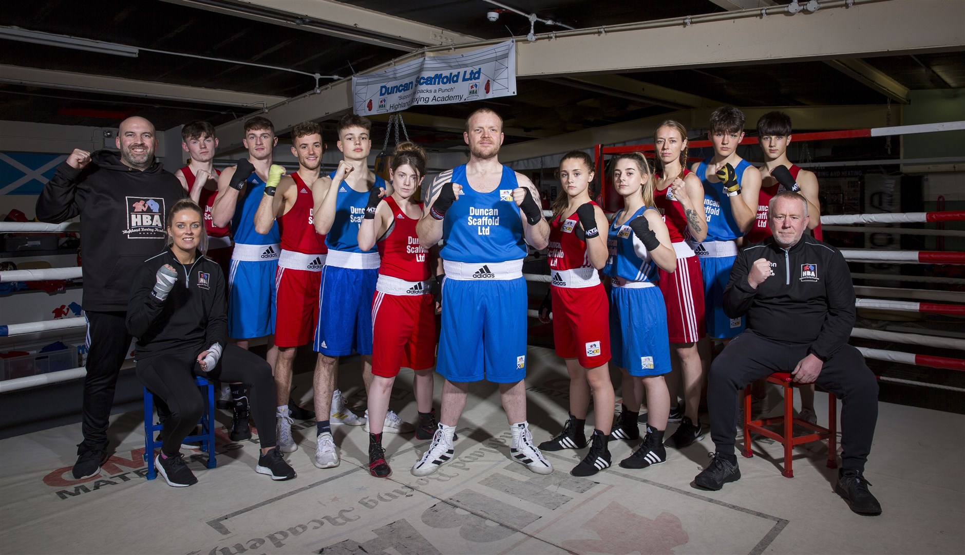 Highland Boxing Academy squad. Pictures: David Rothnie.