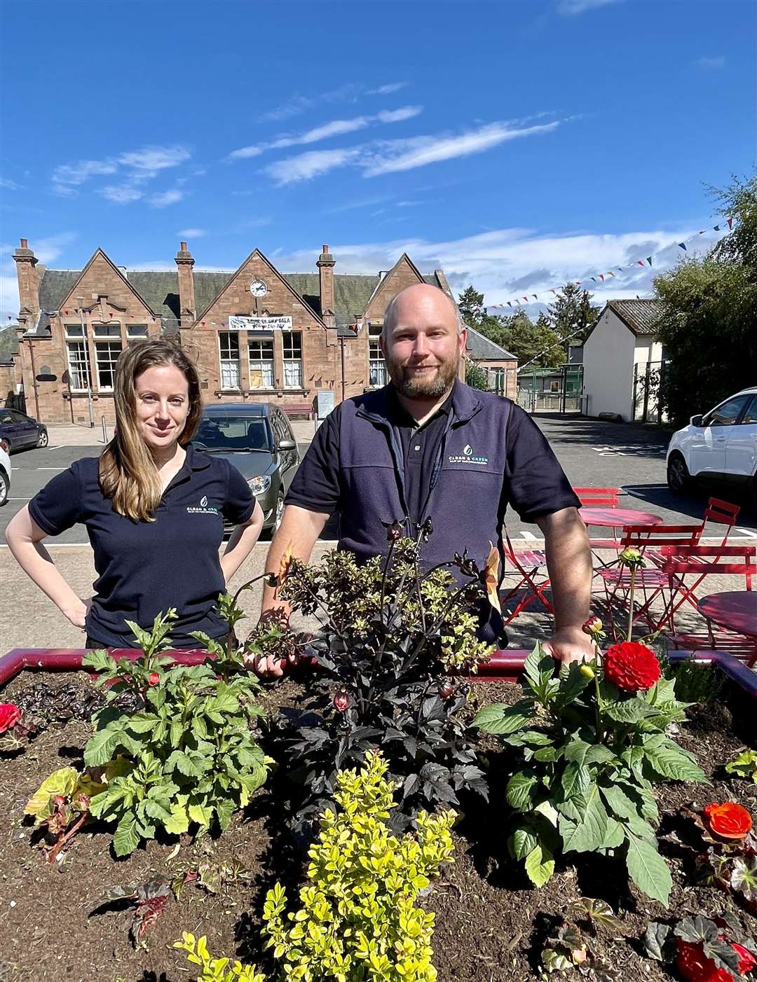 Jade Skea and Gareth Meadows, Clean and Green Project for Muir of Ord and Maryburgh
