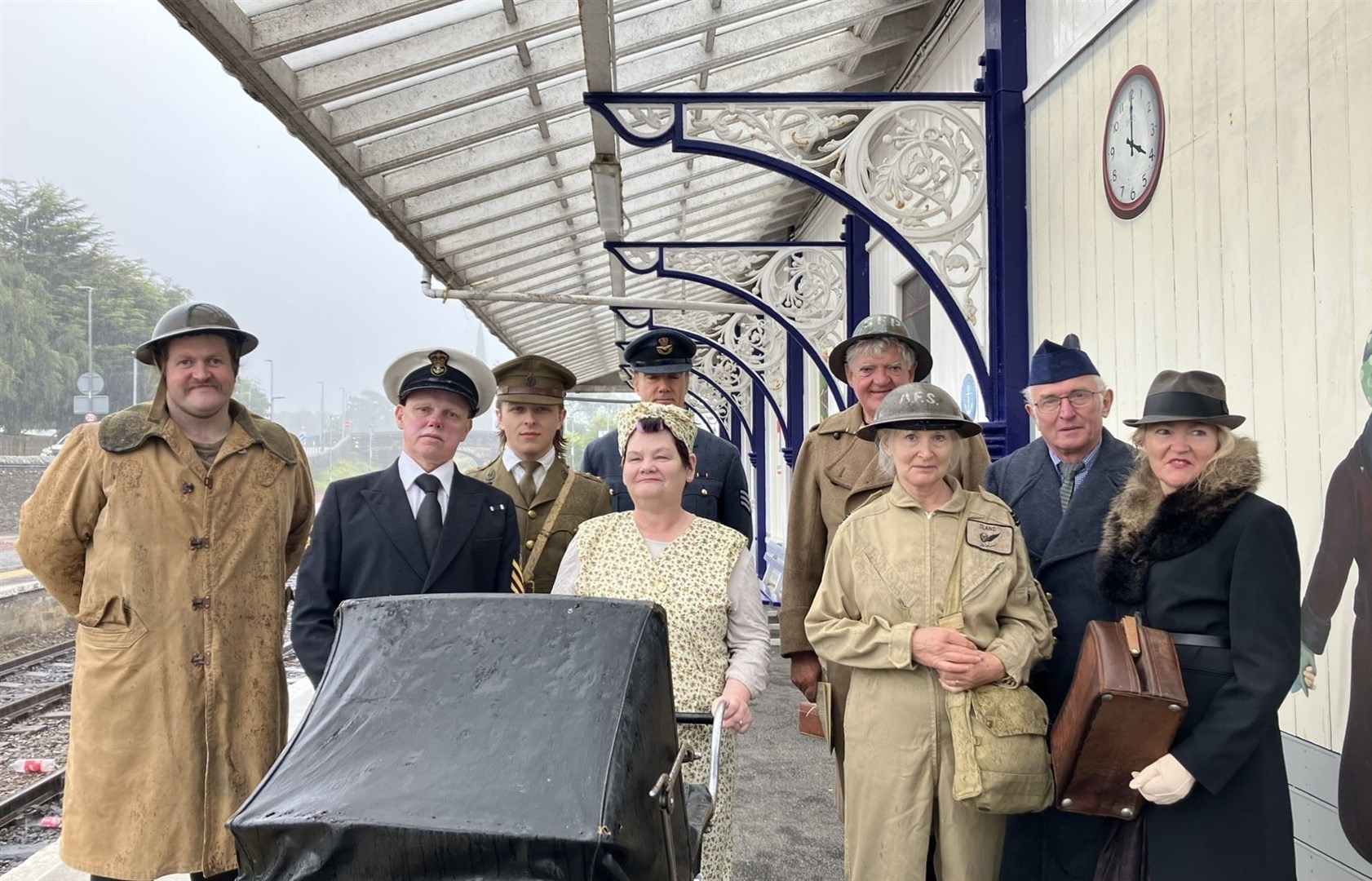 Volunteers brought history to life. Picture: Iona MacDonald