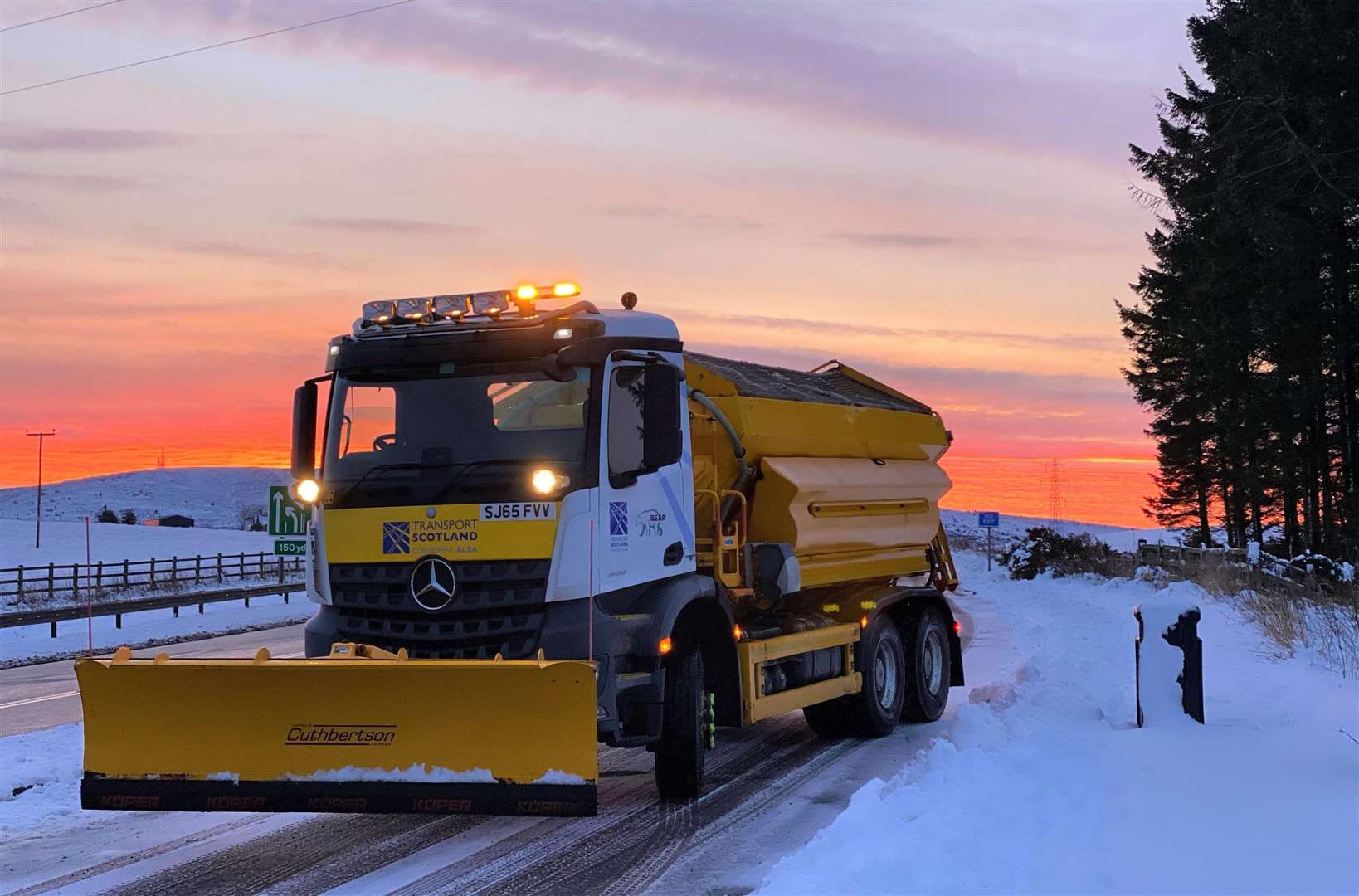 Hard work for winter teams to keep trunk roads safe this winter.