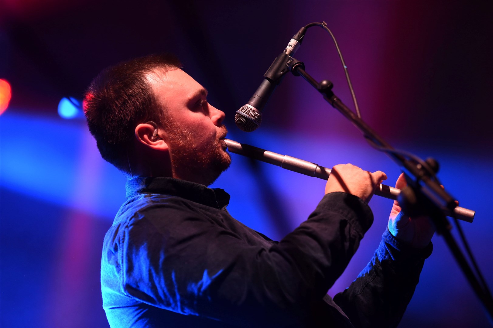 Skipinnish's Alasdair Murray was playing his second-last gig with the band in Inverness. Picture: Callum Mackay