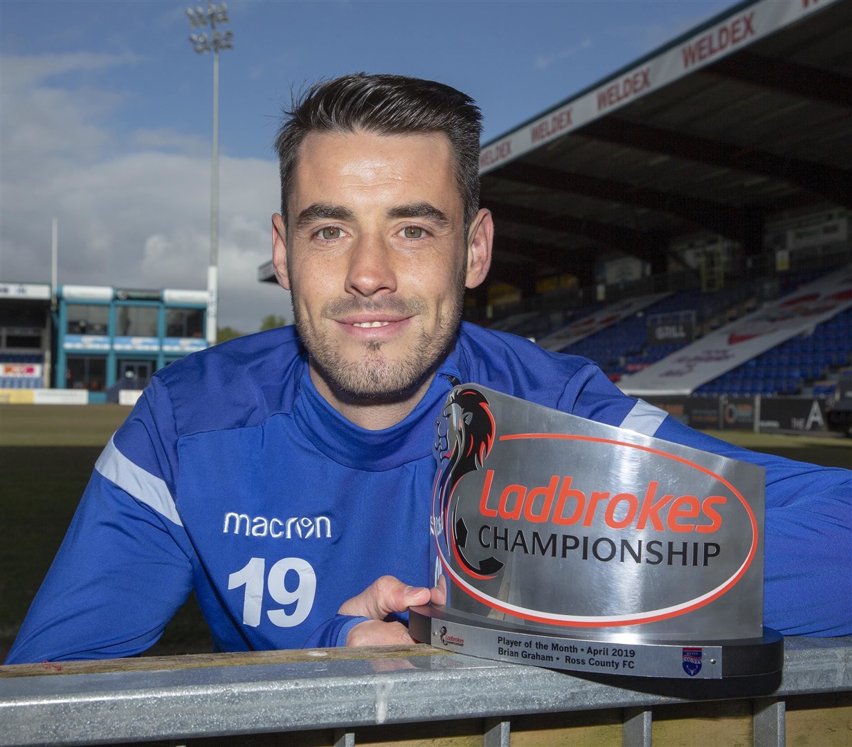 Brian Graham was named Ladbrokes Championship player of the month for April. Picture: Ken Macpherson