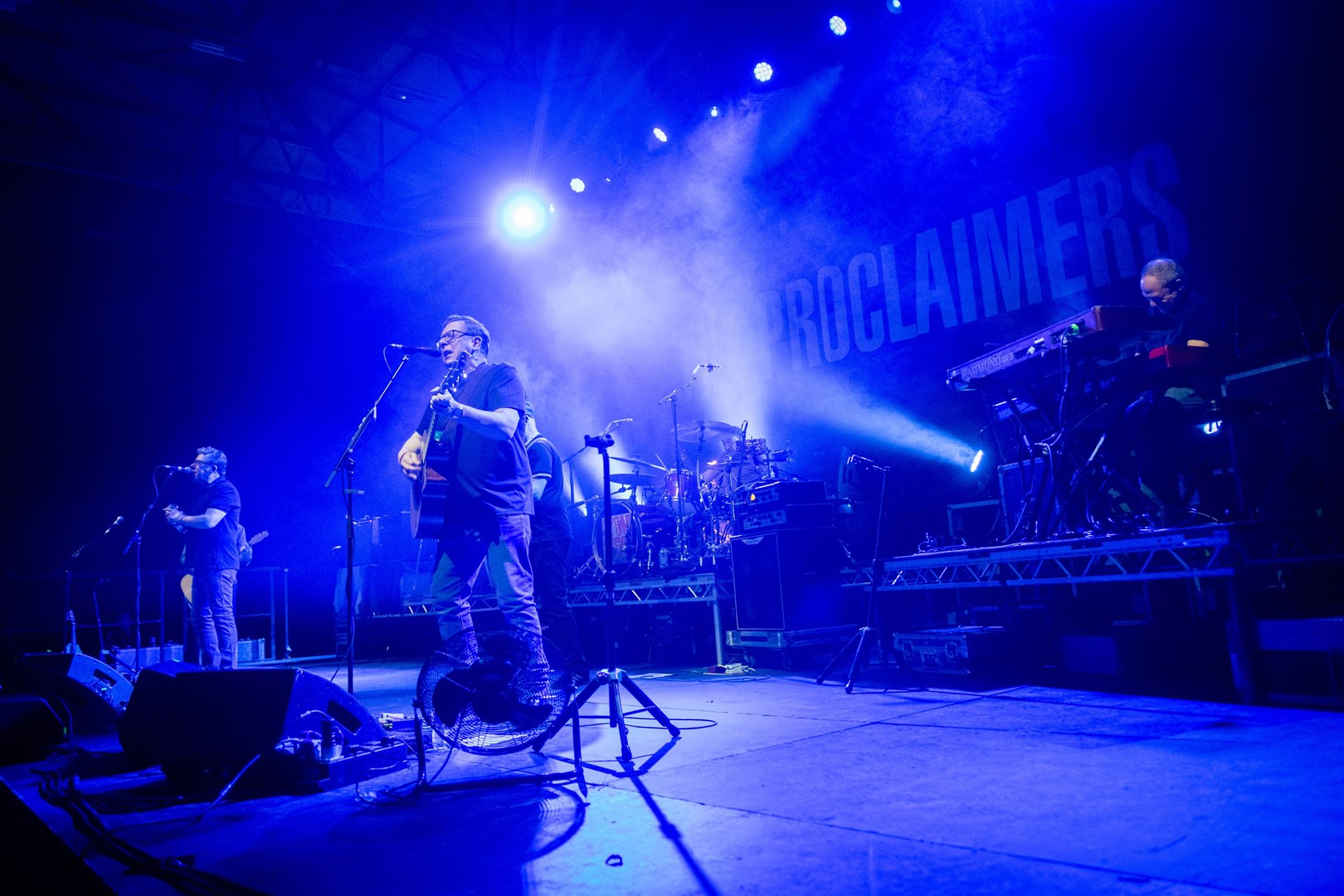 The Proclaimers, a warm response from the crowd on a cold night. Picture: Callum Mackay