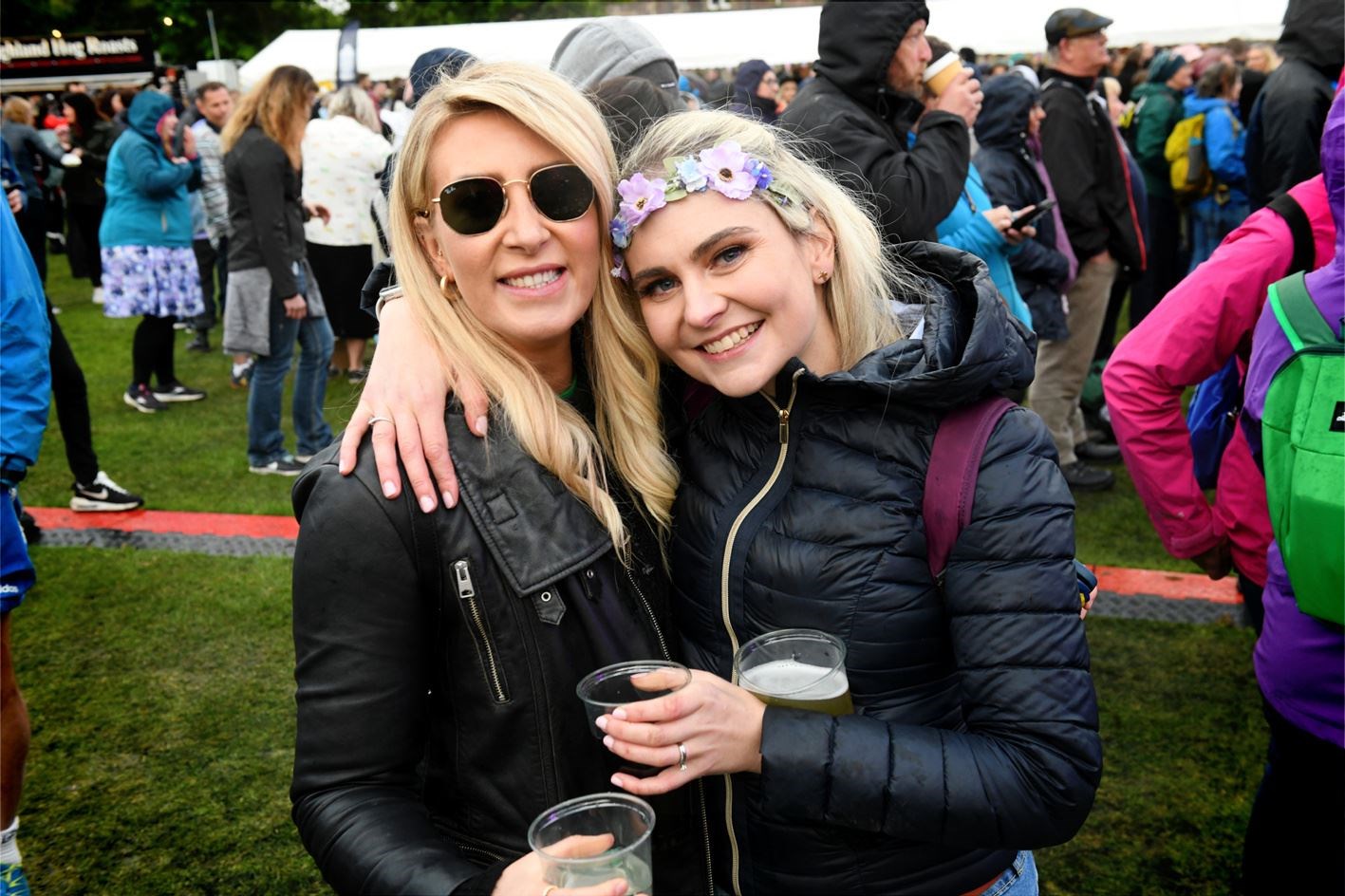 The Gathering Festival in the Northern Meeting Park 2022: Karen Duff and Jennifer Ramsay. Picture: James Mackenzie.
