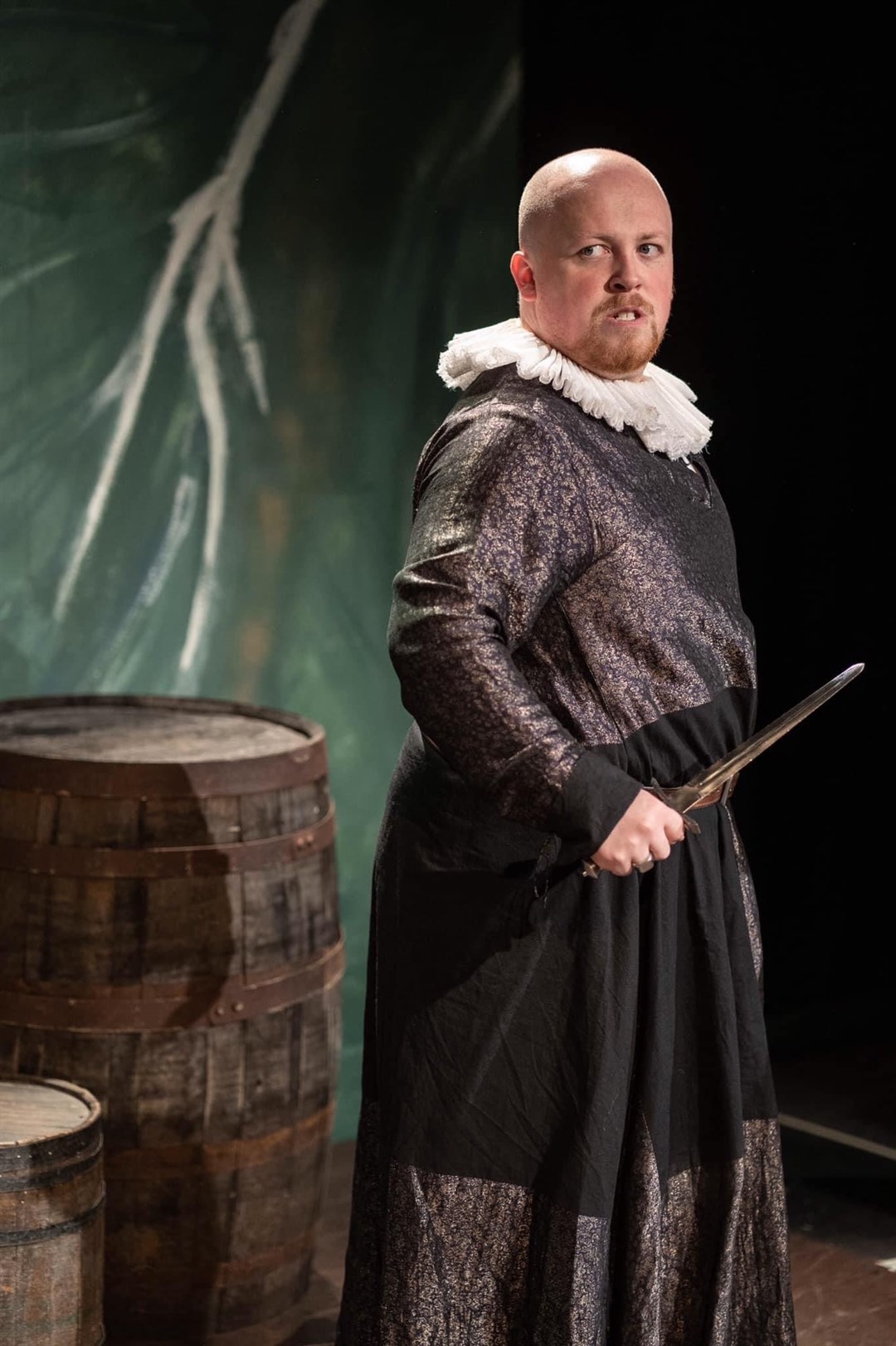 Sean MacGregor in the role of Lord Montague in Romeo and Juliet at the Attic Theatre in Stratford-upon-Avon. Picture: Andrew Maguire