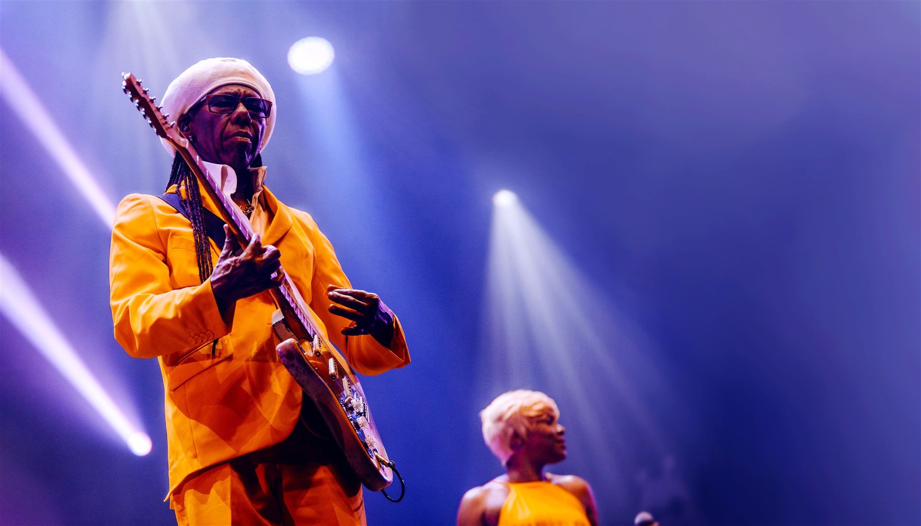 Nile Rodgers and Chic thrilled the crowd as one of this year's headliners.