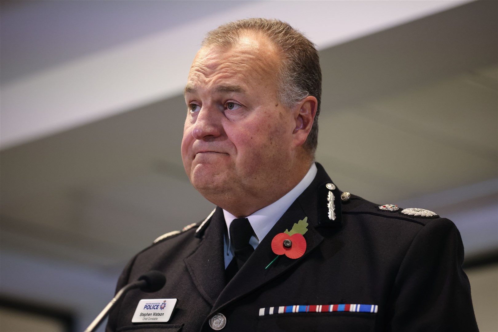 GMP Chief Constable Stephen Watson (James Speakman/PA)