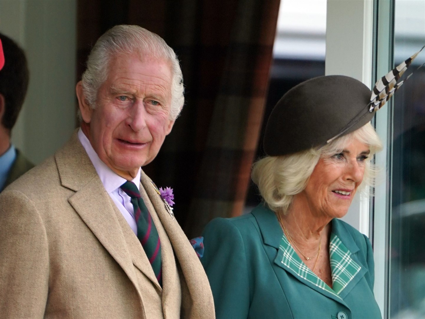 Charles and Camilla at the the recent Braemar Gathering highland games (Andrew Milligan/PA)