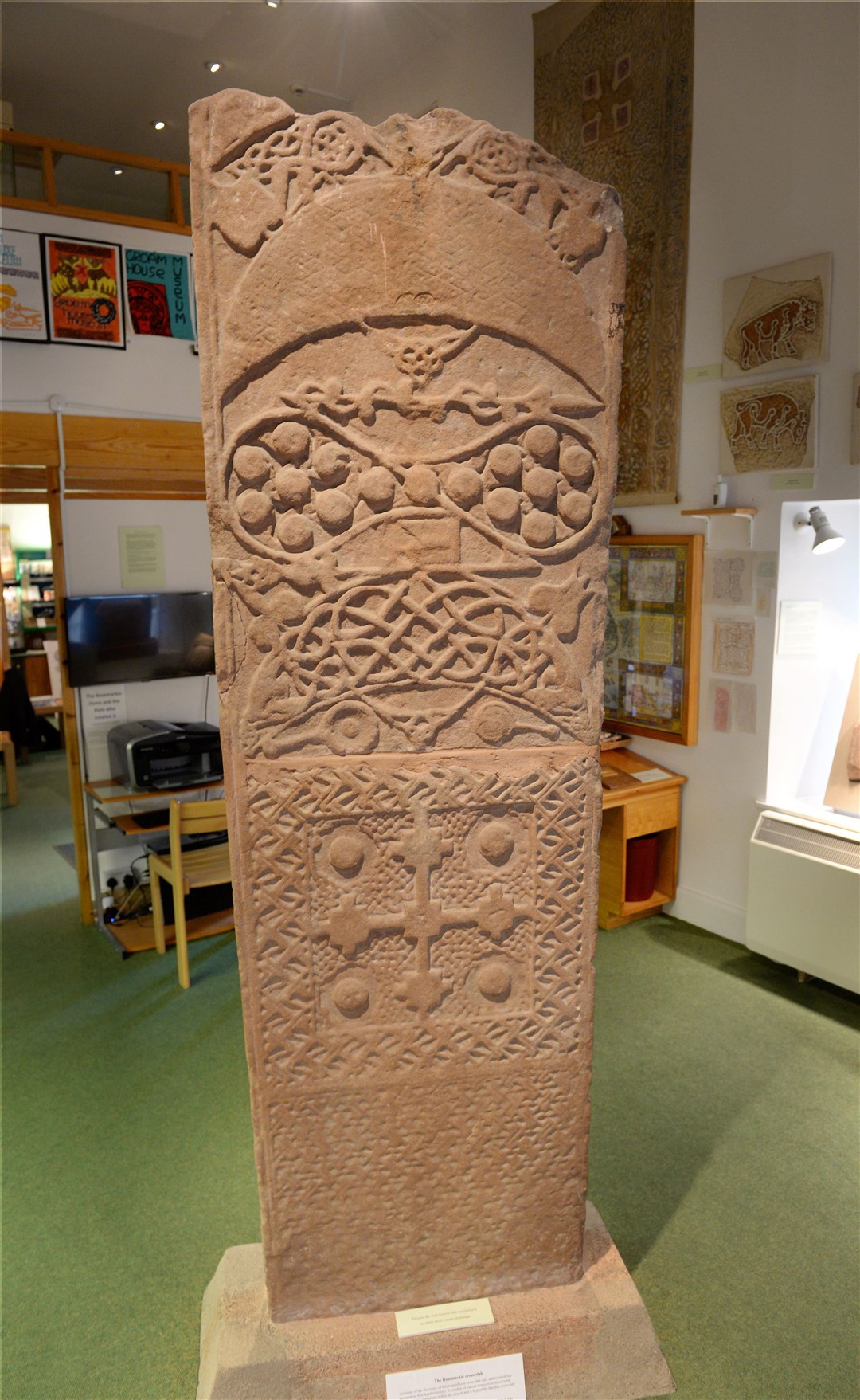 The Rosemarkie cross-slab inspires awe in many who see it up close for the first time.