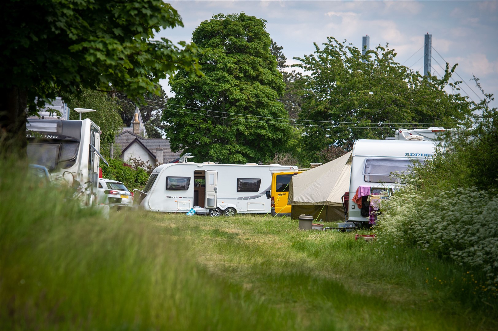 Travellers at North Kessock.