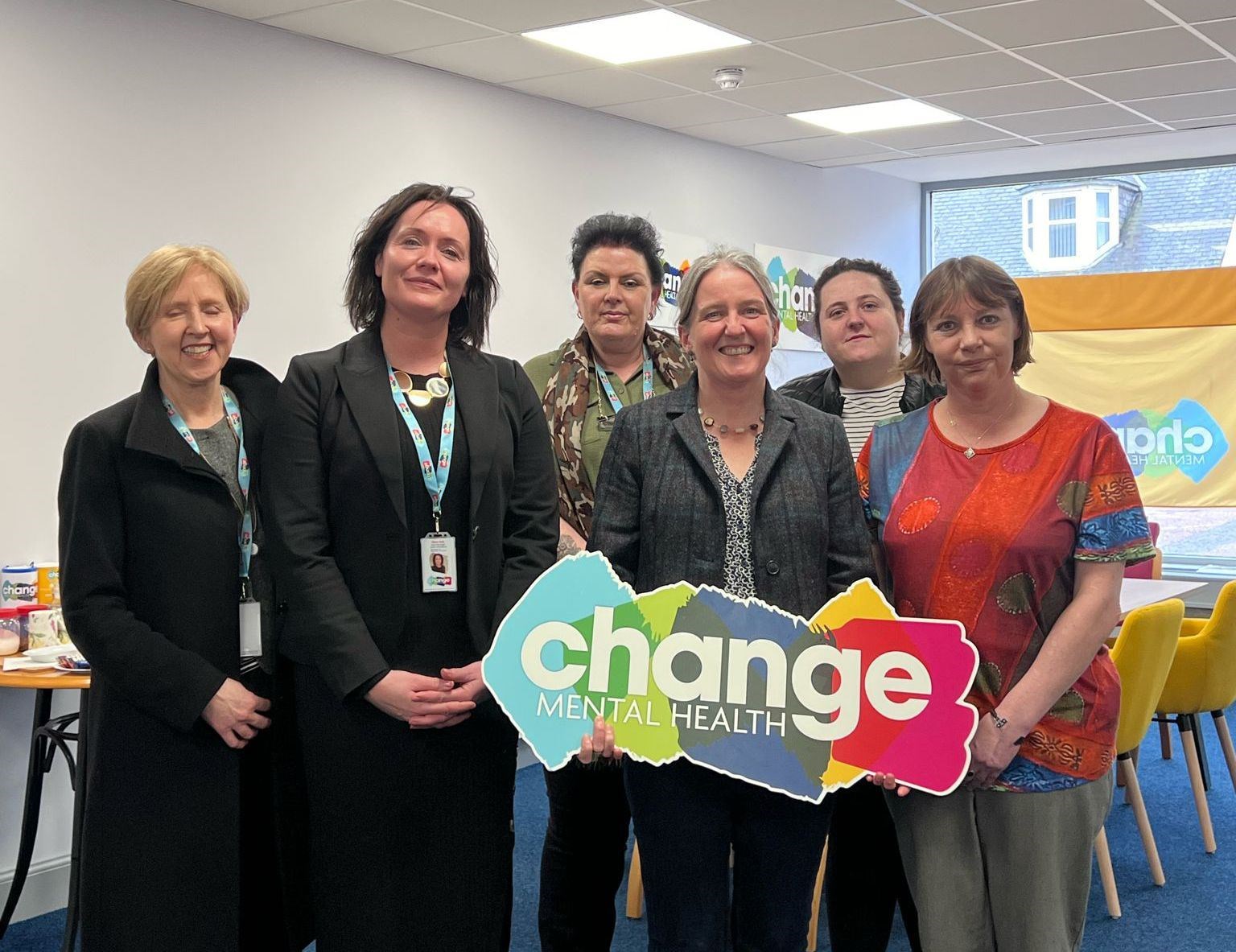 MSP Maree Todd visits Change Mental Health Resource Centre in Invergordon.
