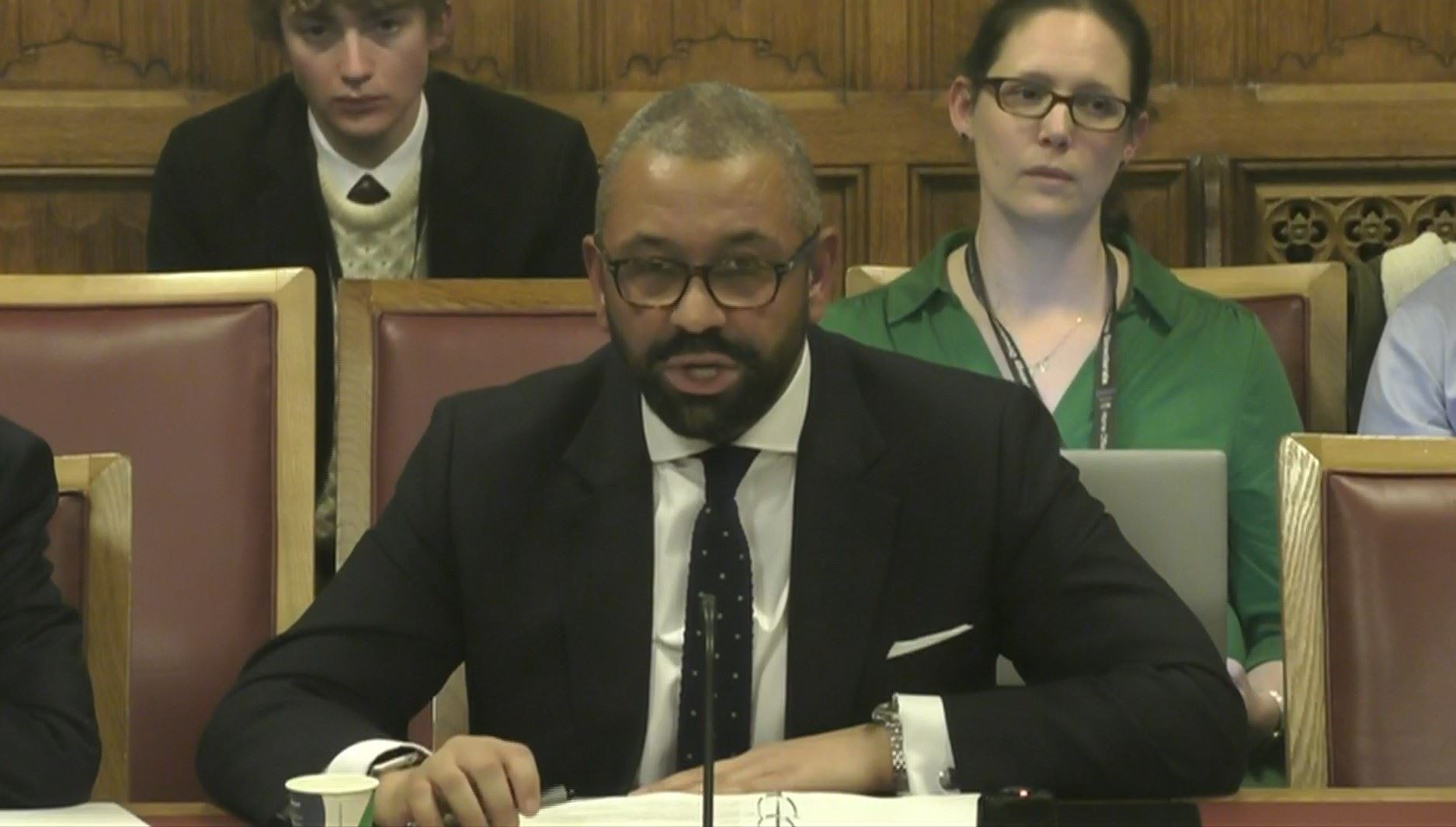 Home Secretary James Cleverly appeared before the Lords International Agreements Committee on Tuesday (House of Lords/UK Parliament/PA)