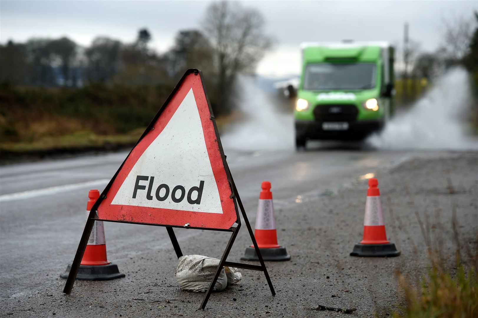 Large parts of the north are at risk of flooding.