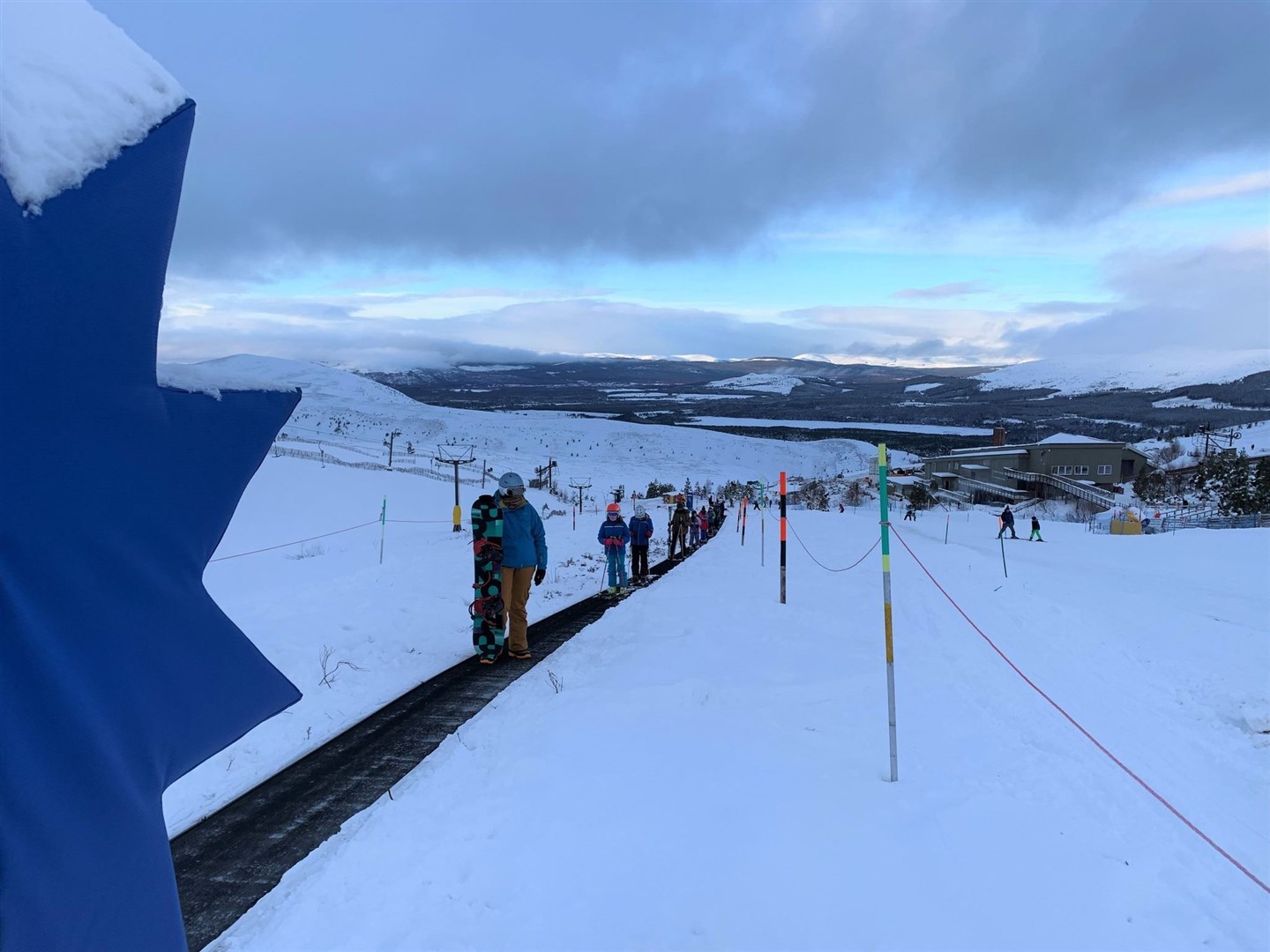 The two new magic carpets started running at Cairngorm Mountain in mid December.