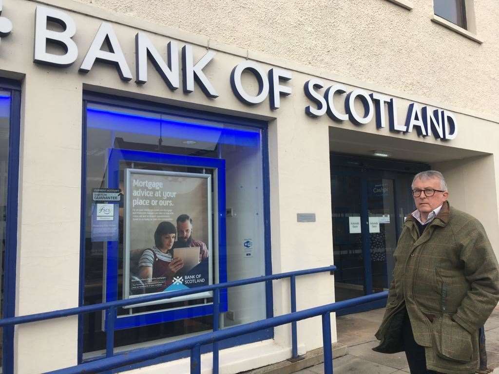 MP Jamie Stone has warned of the detrimental impact on many in his sprawling constituency of bank and ATM closures – a concern echoed by charity Age Concern.
