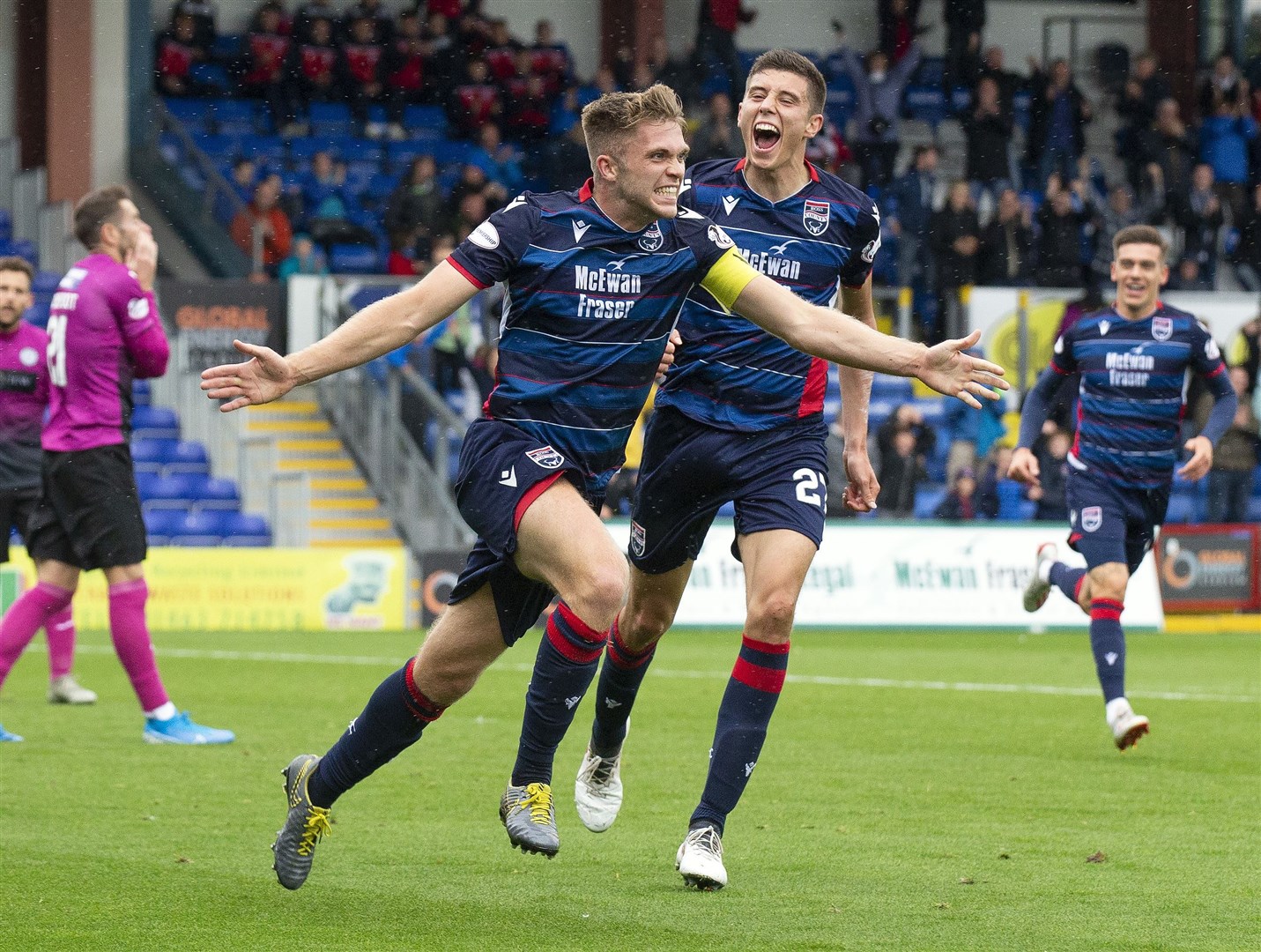 Ross County captain Marcus Fraser is not letting himself look too far ahead after going four games unbeaten. Picture: Ken Macpherson