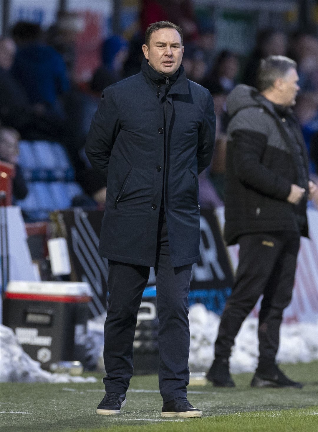 Derek Adams has clarified his post-Partick Thistle comments that led to speculation he regretted returning to Ross County. Picture: Ken Macpherson