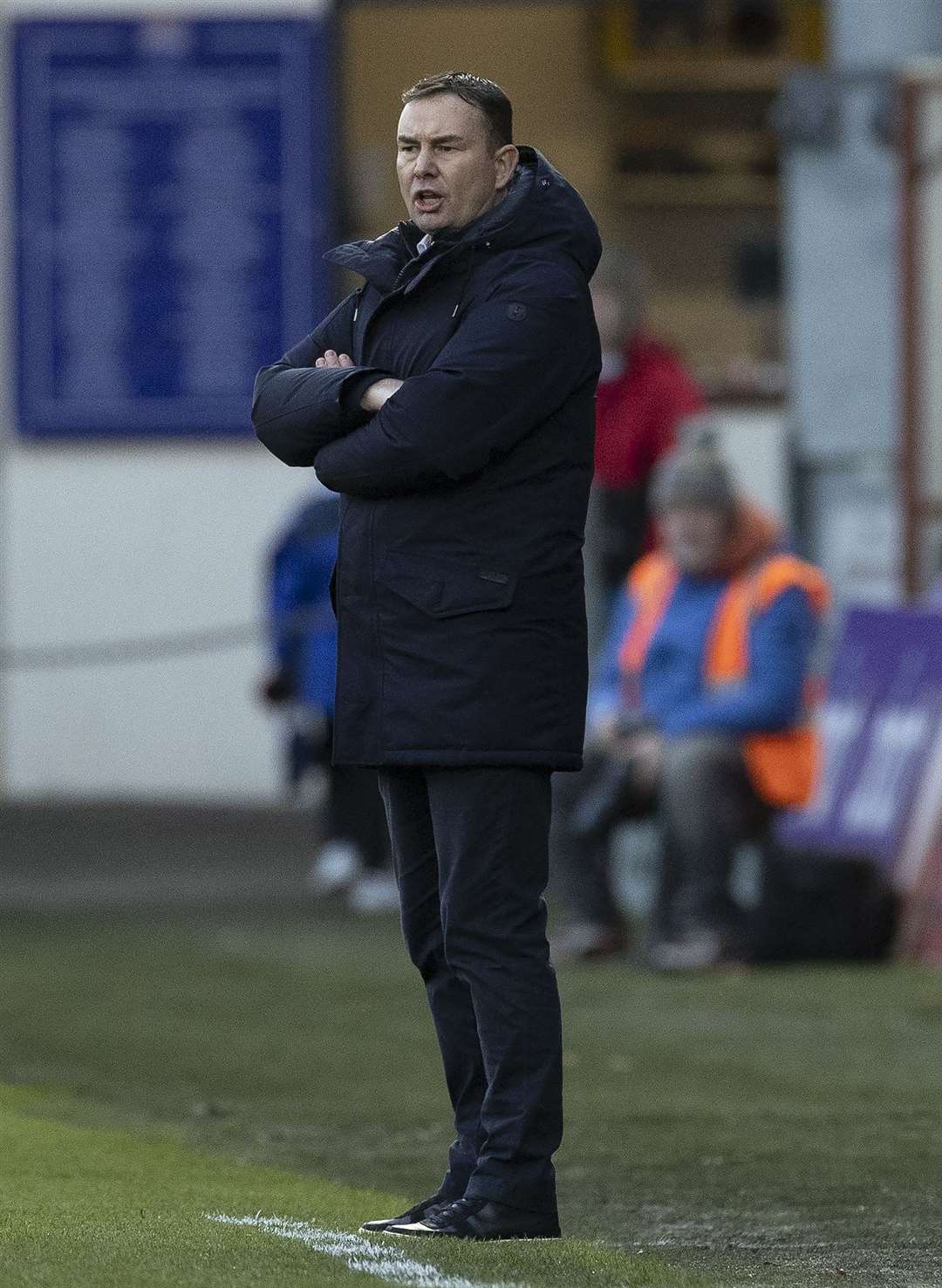 Derek Adams picked up his first win since returning to Ross County as manager. Picture: Ken Macpherson
