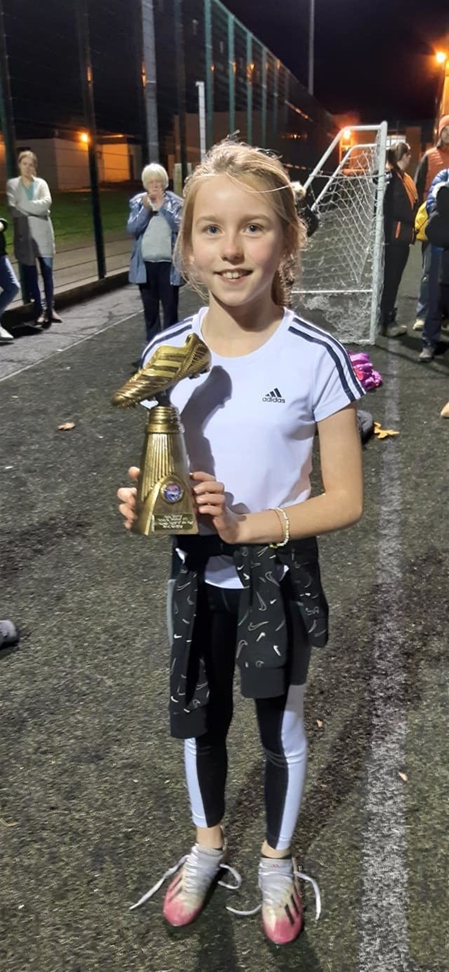Alex Quigley was Ross County girls' under-11 players' player of the year.