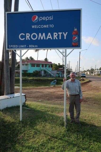 David Alston at Cromarty in Guyana.