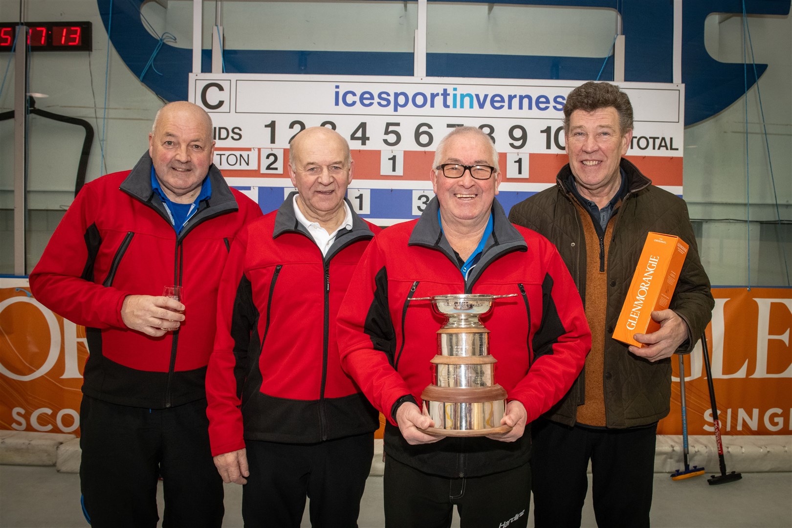The Winners - Tom McGregor, Andrew Clark, Craig Hamilton and Iain Fraser. Picture: Callum Mackay.