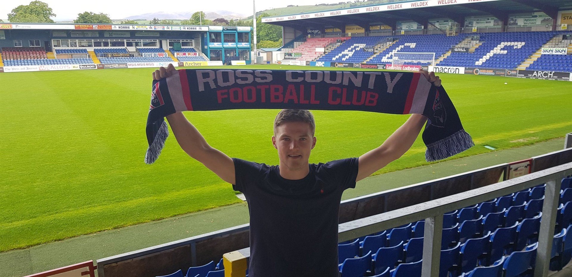 Blair Spittal unveiled at Ross County.