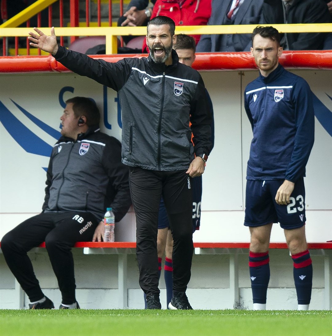 Ross County manager Stuart Kettlewell will challenge his players to prove they can perform for the cameras, behind closed doors. Picture: Ken Macpherson