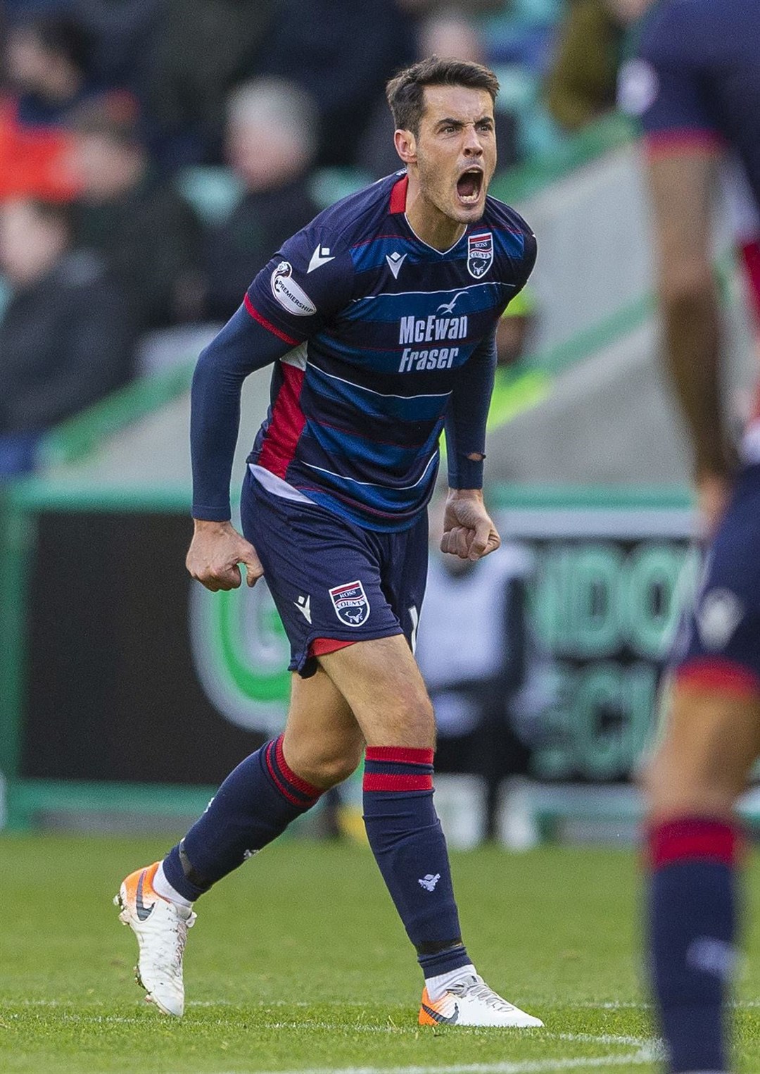 Brian Graham got Ross County's comeback at Hibernian off the ground with a 74th minute goal. Picture: Andy Barr