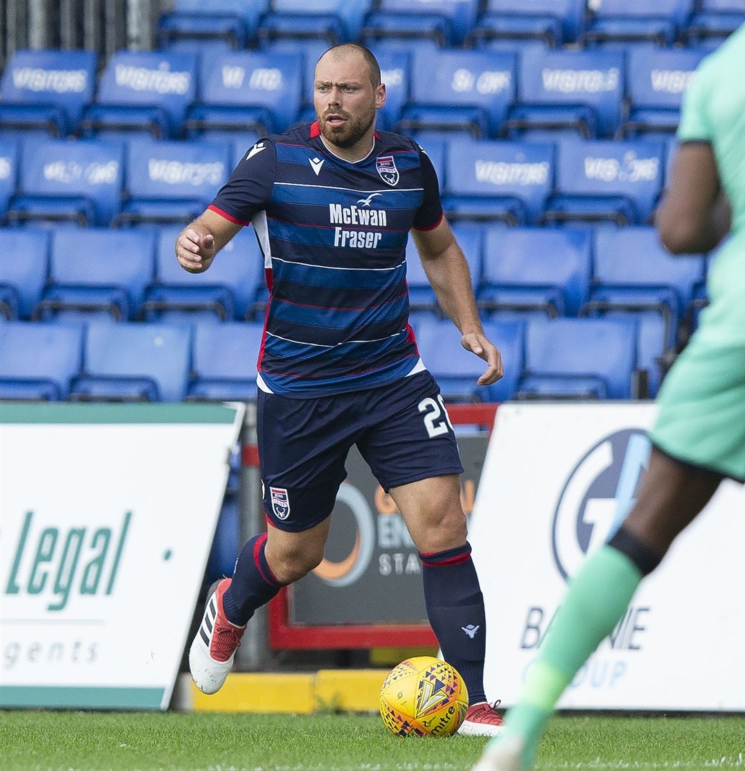 Kenny van der Weg has left Ross County for a second time. Picture: Ken Macpherson