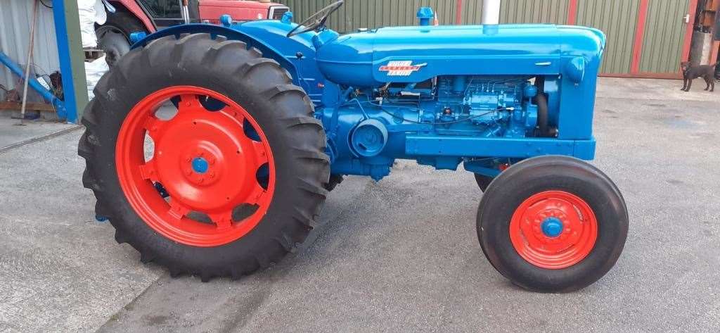 The lovingly restored 1960 Fordson up for auction.