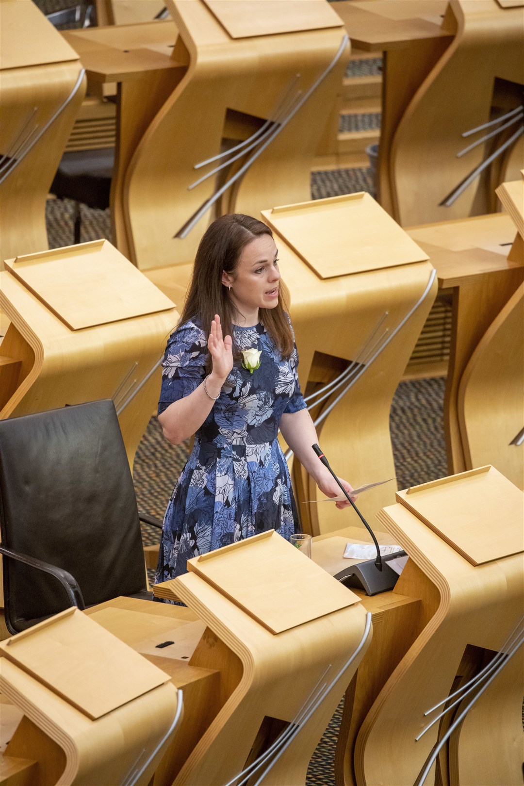 Kate Forbes, Dingwall-based MSP for Skye, Lochaber and Badenoch took her oath in Gaelic and English.