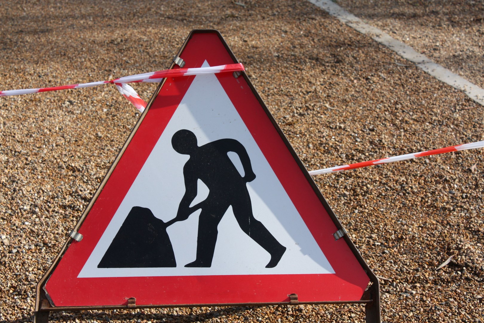 Roadworks are planned on the A87.