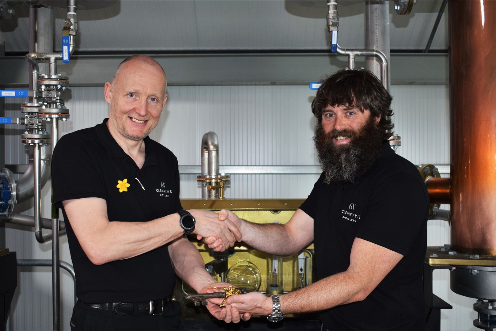 Duncan Tait, Distillery Manager (left) and John Mckenzie, Managing Director (right).
