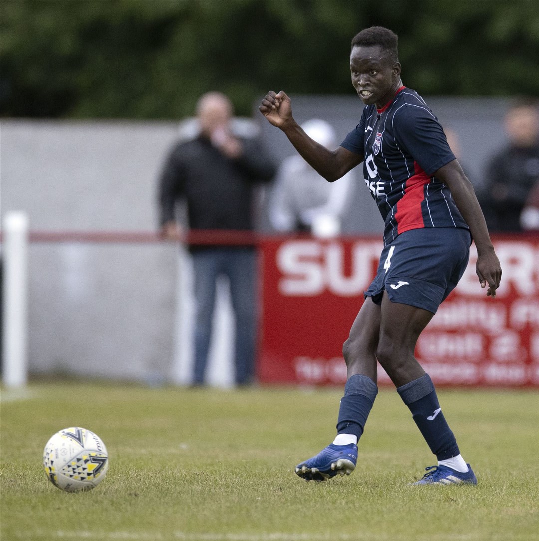 Victor Loturi, Akio's brother, signed for Ross County earlier in the summer. Picture: Ken Macpherson