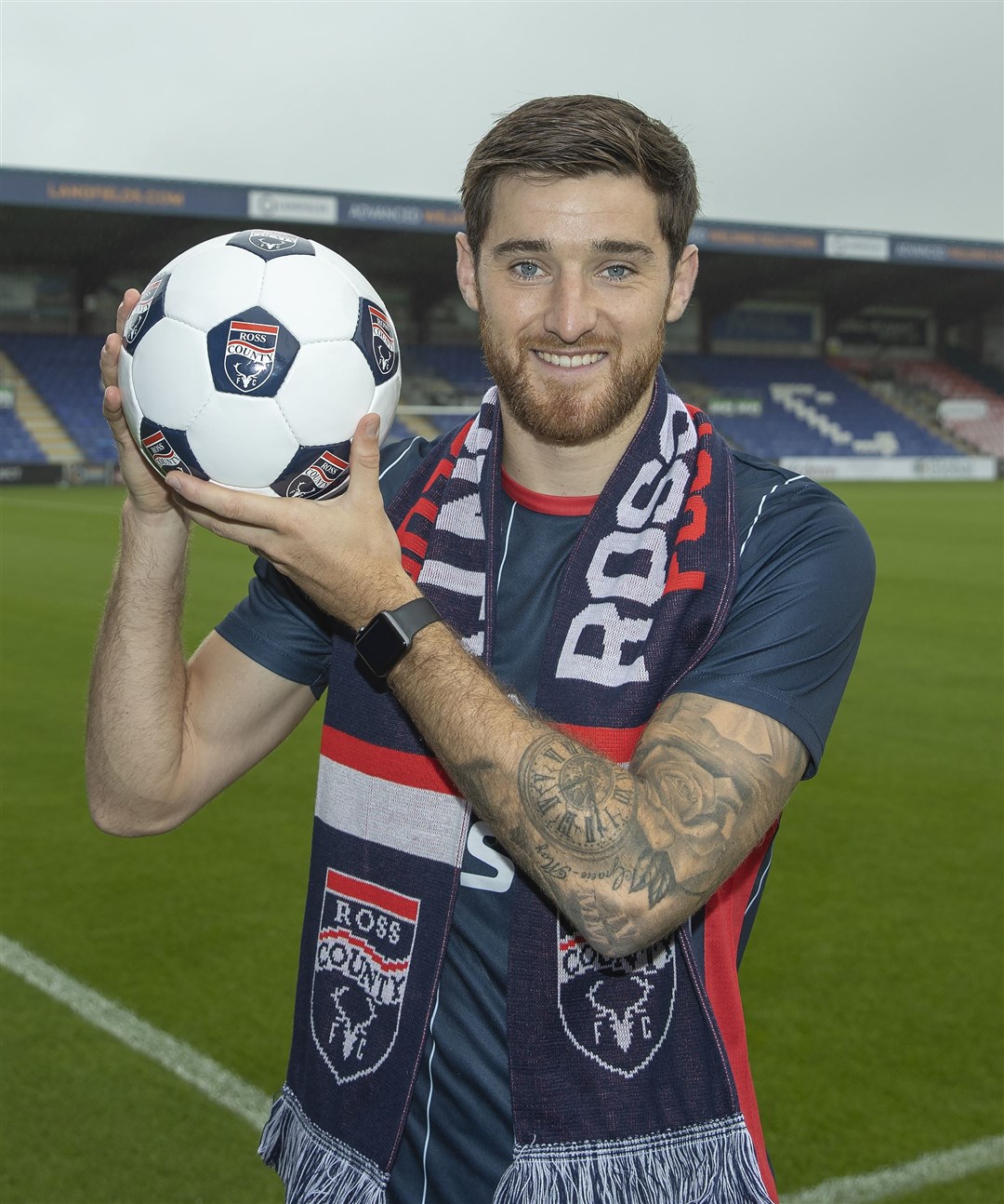 Picture - Ken Macpherson, Inverness. See story. Ross County new signing Jack Baldwin pictured yesterday (Wed).