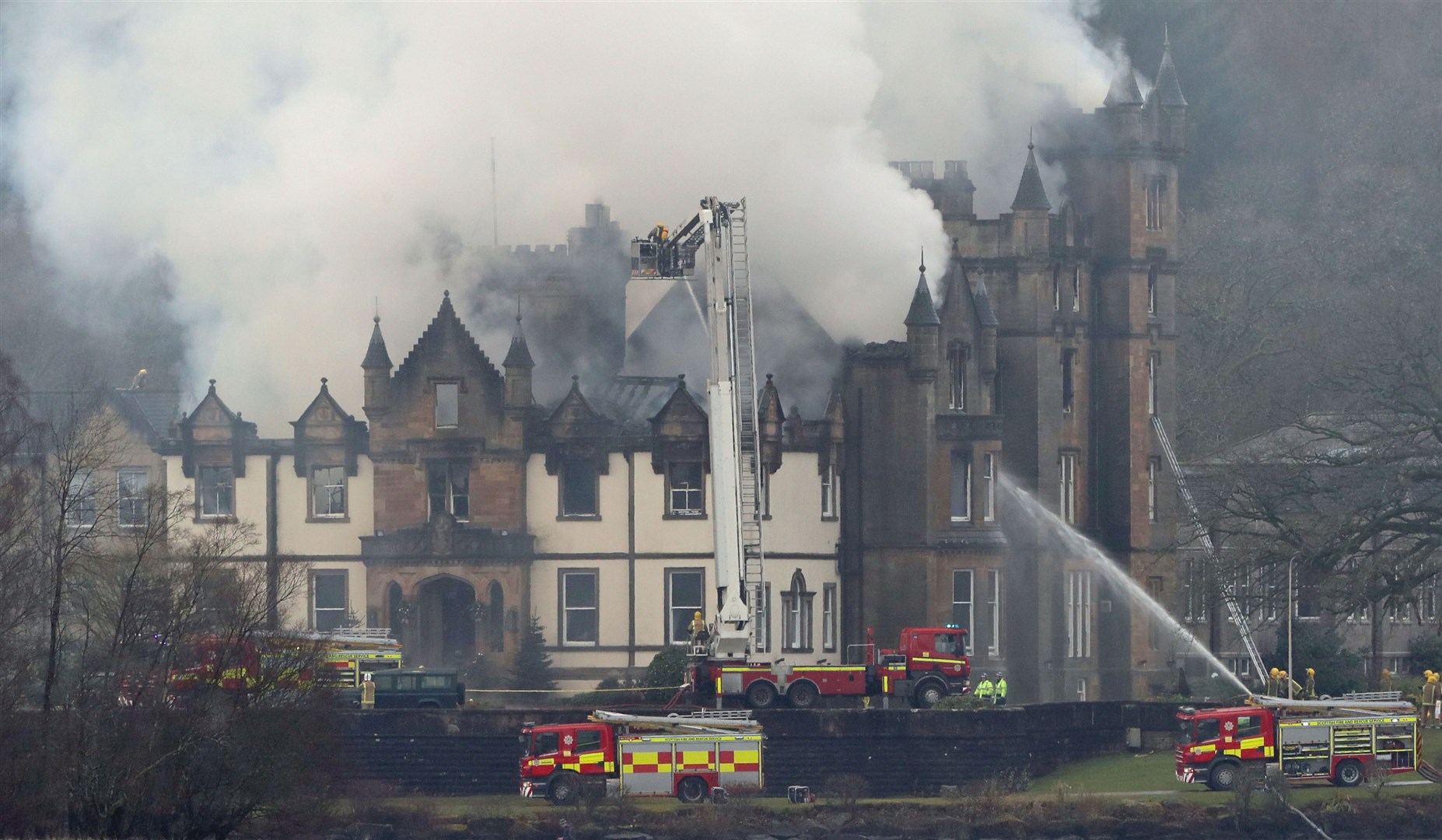The deadly blaze caused extensive damage to the hotel (Andrew Milligan/PA)