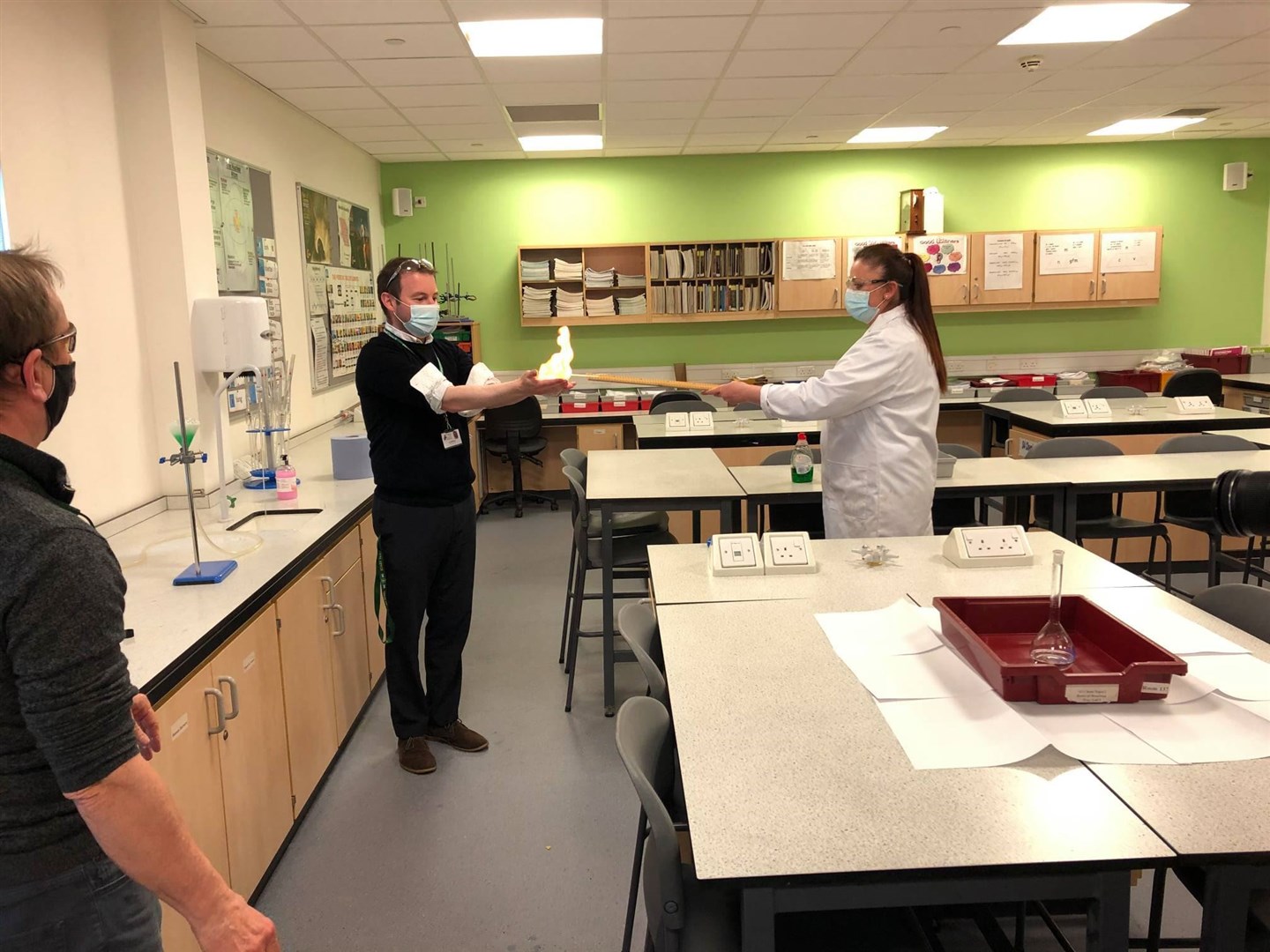 The tour offers a glimpse behind the scenes of Ross-shire's largest secondary school for P7s set to start there. It aims to help with the transition for primary to secondary. Pictures: Dingwall Academy