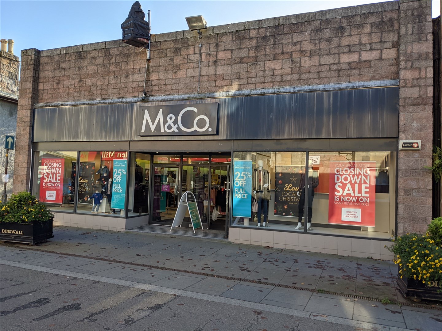 M & Co in Dingwall.