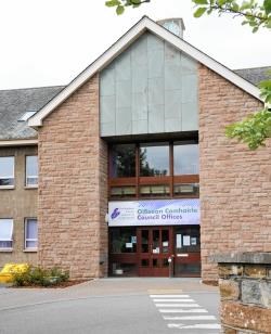 The council has eight offices in Dingwall including the County Buildings (pictured).